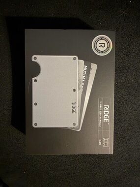 Ridge Slate Slim RFID-Blocking Wallet for Men